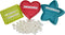 Message in a Cookie Holiday Cookie Cutters Kit – 98-Piece Set for Birthdays, Weddings & Celebrations – Perfect White Elephant Gift...