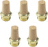 5PCS Exhaust Silencer 3/8" Exhaust Muffler Air Line Fitting for Cylinders Pneumatic Tools...