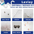 Drywall Repair Kit - 2 Pack Spackle Wall Repair with Scraper and Sandpaper | Effortlessly Wall Patch Repair Kit | Wall Putty for Filling Holes | F...