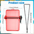 Outus 3 Pieces Waterproof Case ID Card Holder with Floating Sports Case Locker with Hanging Ring and Rope (Clear Blue Red,4.72 x 2.95 x 1.57 Inch)...