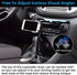 Cup Holder Phone Mount for Car, Adjustable Gooseneck Height 360 Rotatable Cell Phone Cradle Mount, with Extendable Cup Base Holder, Universal Mobi...