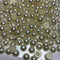 450PCS Flat Backed Pearls for Crafts, 12mm Ivory Half Round Pearls Gems Beads for Crafts Jewlery, Loose Pearl Beads Gem for Shoes, Cup, Wedding, D...