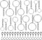 Key Chain Rings, Shynek 360Pcs Key Rings Bulk with Jump Rings and Screw Eye Pins...