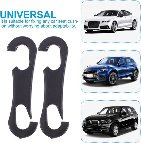 SUPVOX 200pcs Cushion s Double Hook Vehicle Seat Cover Hook Auto Cover Hooks Auto Seat Cover Hook Car Seat Cushions Automotive Accessories Plastic...
