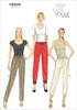 Vogue Patterns V8909 Misses' Pants Sewing Template, Size ZZ (LRG-XLG-XXL)...