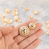 Framendino, 30 Pack Vintage Gold Lion Head Buttons Metal Blazer Button for Clothes Crafts 15mm 23mm...