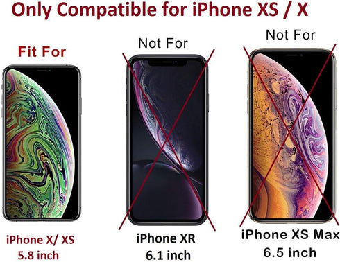 PureGear HD Clear Tempered Glass Screen Protector for iPhone Xs/X with Self Alignment Installation Tray, Touch Sensitive, Case Friendly, Lifetime ...