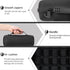 co2CREA Hard Travel Case Replacement for JBL Flip 6 FLIP 5 Waterproof Portable Bluetooth Speaker (Black Case + Inside Black)...