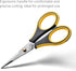 Beaditive Precision Craft Scissors - Stainless Steel Paper Crafting Scissors With Safety Cap - Ultra Sharp Blades & Non-Slip TPR Handles - Adult &...