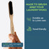 Puracy Laundry Stain Remover Brush for Tough, Deep, and Aged Clothing Stains, with Genuine Horsehair Bristles for Safe and Effective Stain and Odo...