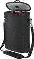 2 Bottle Wine Cooler Bag, Leakproof Insulated Padded Wine Gift Tote Carrier with Handle and Adjustable Shoulder Strap, for Travel, Wine Tasting, P...