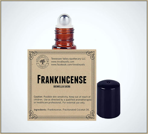 Frankincense Pre-Diluted Roll-On Essential Oil 10ml (1/3oz)...