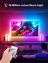 TV Backlights, 13.1FT LED Lights for 32-65 Inch TV, RGB TV LED Lights Behind, Music Sync Bluetooth APP and Remote Control TV LED Strip Lights USB ...