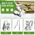 6PCS Belt Clip for Ryobi, Belt Hook Compatible with Ryobi and Ridgid 18 Volt Tools 633586002 636181001, 304 Stainless Steel Replacement Drill Belt...