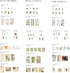 180Pcs Vintage Scrapbook Stickers Set, Junk Journal Sticker Supplies Kit, Antique Retro Natural Collection, Diary Journal Embellishment Supplies W...