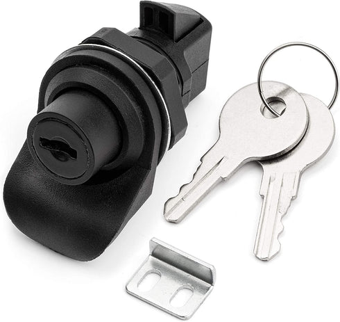 2PCS Push Button Lock Glove Box Latch,Golf cart Glove Box Lock Boat Glove Box Plastic Push to Close Latch for Motorcycle Glovebox Lock&Marine Boat...