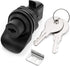 2PCS Push Button Lock Glove Box Latch,Golf cart Glove Box Lock Boat Glove Box Plastic Push to Close Latch for Motorcycle Glovebox Lock&Marine Boat...