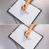 Double-Sided Dry Erase Board 16" x 12", Small White Board for Wall, Black Frame Hanging Whiteboard for Home School Office...