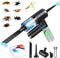 Foldable Handheld Vacuum and Blower Cordless Rechargeable Bug Vacuum Catcher Long Reach Grabber for Insect Spider Fly, Portable Small Auto Vacuum ...
