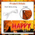 Halloween Black Cat Yard Decor Banner, Happy Halloween Black Cat Yard Sign Outside Banner Decorations for Outdoor Yard Fence, Scary Cat Halloween ...