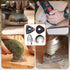 104Pcs Oscillating Tool Detail Sanding Pads Kit, 2Pcs Triangle Sanding Pads and 2Pcs Finger Sanding Pad, 100Pcs Multitool Sandpaper, Grit Fit for ...