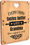 Grandma Birthday Gifts - Engraved Bamboo Cutting Board Gifts for Grandma, Grandma Gifts with Touching Sayings, Birthday Gifts for Grandma Nan Nann...