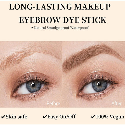 Waterproof Light Brown Eyebrow Gel, Instant Bushy Eyebrow Makeup for Natural Looking Stays on All Day Eye Brow Gel Makeup Fills and Shapes 0.11 Ou...