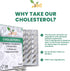 Ved Cholesterol Complex Probiotics and Prebiotics Complex - 10 Billion CFU - 20 Live Bacterial Cultures - 28 Probiotic Complex Capsules for Childr...