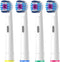 Replacement Toothbrush Heads Compatible with Oral B Braun, 4Pack 3D White Electric Toothbrush Heads Refill...
