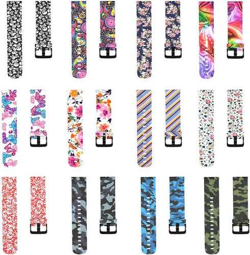 FitTurn 3-PACK Bands Compatible with Rinsmola 2021 Smart Watch Bands Silicone Soft Quick Release Wristband Replacement Straps for Rinsmola SmartWa...