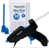 Dual Temp Glue Gun Kit with built-in stand, 30 Mini Glue Sticks With 3-In-1 Crafting Tool & Pointed Tip Finger Guard. Glue Sticks for Glue Gun. Ho...