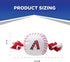 MLB ARIZONA DIAMONDBACKS Baseball Rope Toy for DOGS & CATS. Tough nylon, Sporty Baseball Design, Heavy-duty ropes with Inner SQUEAKER...