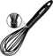Anaeat 8.5" Silicone Balloon Whisk, Perfect for Non-Stick Cookware, Milk and Egg Beater Blender, Heat Resistant Kitchen Whisks for Whisking, Cooki...