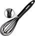 Anaeat 8.5" Silicone Balloon Whisk, Perfect for Non-Stick Cookware, Milk and Egg Beater Blender, Heat Resistant Kitchen Whisks for Whisking, Cooki...