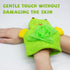 Bath Sponge Loofah for Kids Toddler Shower Kit, 3pcs Cartoon Animal Shapes, Stay Clean Bath Towel, Bathroom Kitchen Cleaning Sponges for Dishwashi...