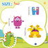 Tenare 133 Pcs Monster Bulletin Board Letters Back to School Rainbow Alphabet Cutouts Set 110 Uppercase Poster Board Letters 23 Symbols ABC Letter...