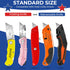 DIYSELF Utility Knife Blades 100 Pack, Box Cutter Blades Refills with Dispenser, Razor Blades Utility Knife Replacement Blades, Utility Blades for...
