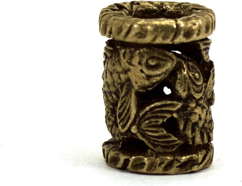Bead Bronze Paracord Leather Lanyard Beads Hand-CAST Metal...