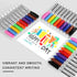 Volcanics Dry Erase Markers Low Odor Fine Whiteboard Markers Thin Box of 30, 10 Colors...