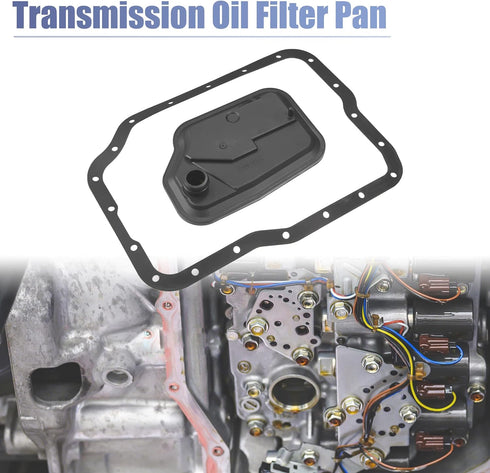 X AUTOHAUX 1 Set 6E5Z7B155A FNC1-21-500A Transmission Filter Oil Pan Gasket Kit for Ford Fusion 2006-2010...