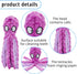 Squeak Dog Toy, 12.5In Plush Octopus Dog Toy with Crinkle Paper and Squeaky Inside, No Stuffing Dog Toys for Indoor Dog (purple)...