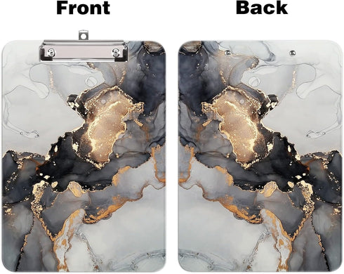 Hongri Plastic Clipboard, Standard A4 Letter Size Clip board for Students, Teacher, Kids, Low Profile Clip, Decorative Clipboards, Cute Clip board...