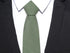 Sage Green Ties for Men 2.5'' Cotton Skinny Tie Solid Color Neckites for Wedding Business Graduation Party...