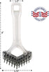 Mini-Rake V-Shape Double Row Rotating Teeth Demats and Grooms Dogs and Cats (Long Tooth Mini-Rake)...