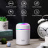 2 Pieces Cool Mist Humidifiers, Portable Mini Humidifiers, 300 ml, Quiet USB Personal Desktop Humidifier, Small Humidifiers with 2 Mist Modes and ...