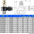 TAILONZ PNEUMATIC 3 Pack SL-3/8-N2 Push to Connect Air Line Fitting Air Flow Control Valve 3/8 Inch od 1/4 Inch Npt Elbow 90 Degree Air Speed Cont...