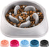MateeyLife Slow Feeder Dog Bowls, Anti-Choking Puzzle Dog Food Bowls, Non Slip Interactive Dog Feeding Bowls Slow Down Eating, Bloat Stop Maze Dog...