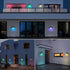 Solar Wall Lights,2 Lighting Modes Solar Fence Lights,Warm White & Color Glow LED Lights, Solar Lights for Garden,Patio,Deck Railing,Pool and Wall...