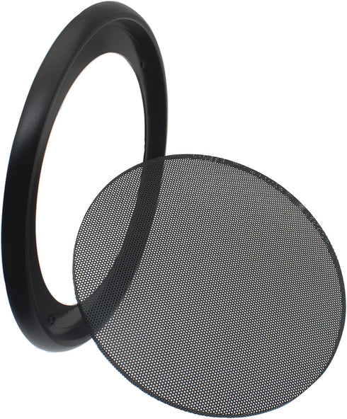 2 Pcs Round Ceiling Speaker Grill Covers for 6.5 Inch Speaker with Screws (Black)...