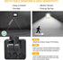 Motion Sensor Flood Light Outdoor, 20W Plug in Motion Sensor Light with 4.9ft Cord, IP66 Waterproof Floodlights with Photocell 6000K Super Bright ...